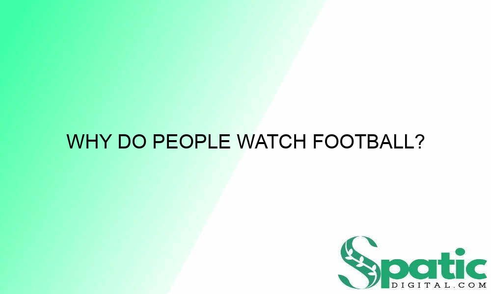 why do people watch football 2 32963 - Why do people watch football?
